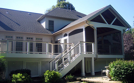 screen porch deck